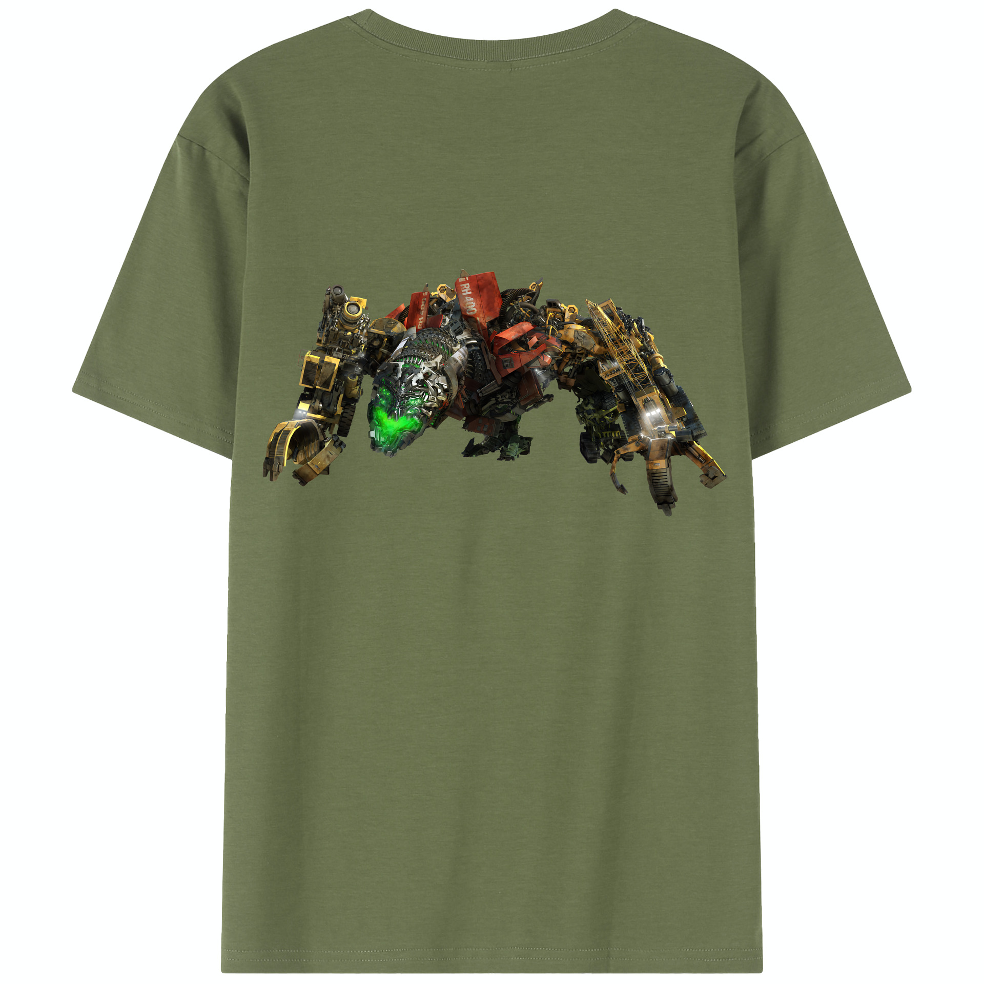 （画像用） Transformers トランスフォーマー 綿100％半袖Tシャツ（背面プリント）